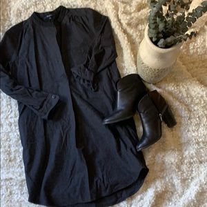 Madewell thick cotton shirt dress